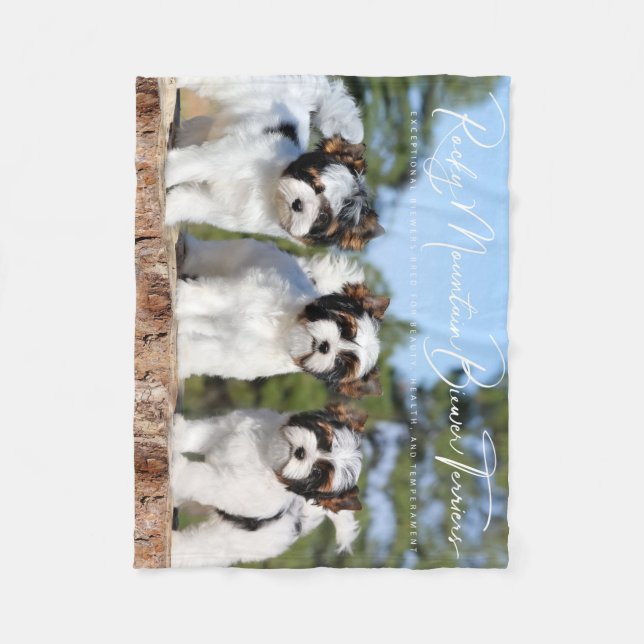 Biewer Terrier Blanket (Front)