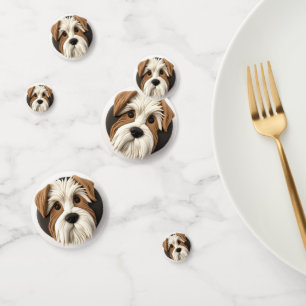 Biewer Terrier Dog 3D Inspired Confetti