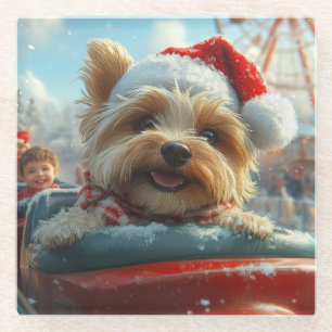 Biewer Terrier Dog Roller Coaster Christmas 