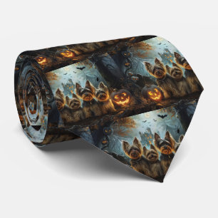Biewer Terrier Halloween Night Doggy Delight  Tie