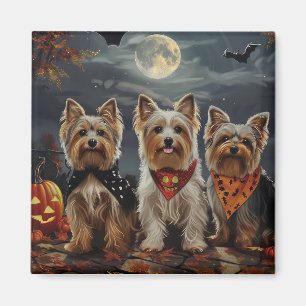 Biewer Terrier Halloween Spooky  Magnet