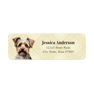 Biewer Terrier Return Address Labels