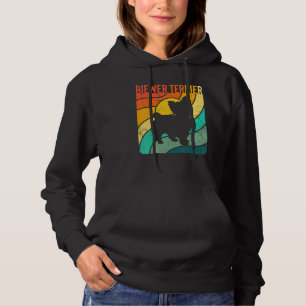 Biewer Terrier Vintage Sunset Mum Dad Hoodie