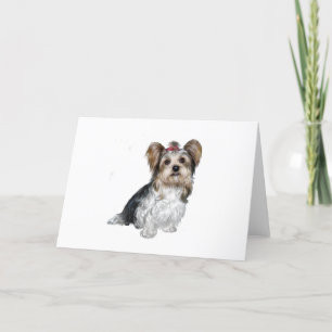 Biewer Yorkshire Terrier Card