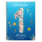 Big 1st Birthday Under The Sea Photo Guest Book