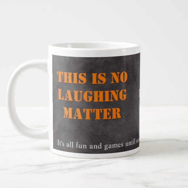Big 20 oz Serious About My Coffee Cup Mug (Left)