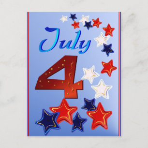 Big 4th of July Postcard