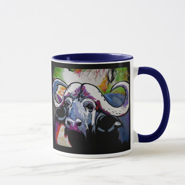 BIG 5 (Water Buffalo) Mug (Right)