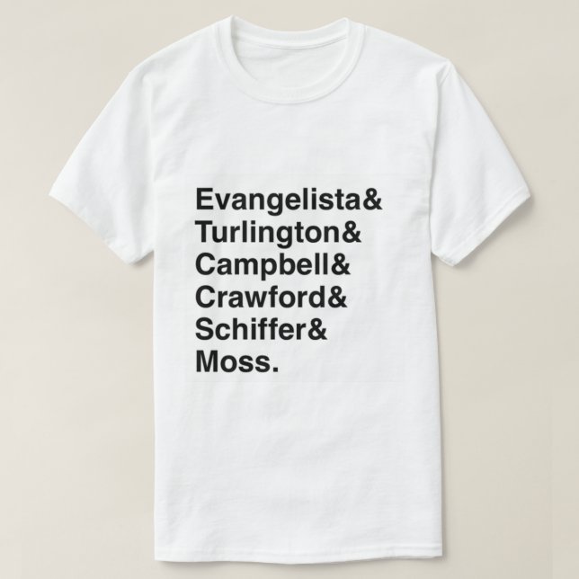 Big 6 Supermodels   T-Shirt (Design Front)