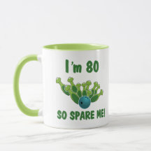 Big 80th Birthday Frog Mug