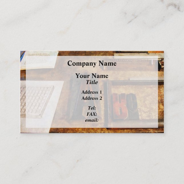 Big "A" Business Card (Front)
