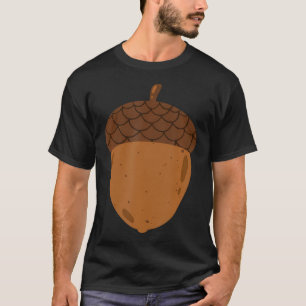 Big Acorn Costume Cute Easy Food Halloween T-Shirt