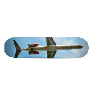 Big Aeroplane Take Off Skateboard