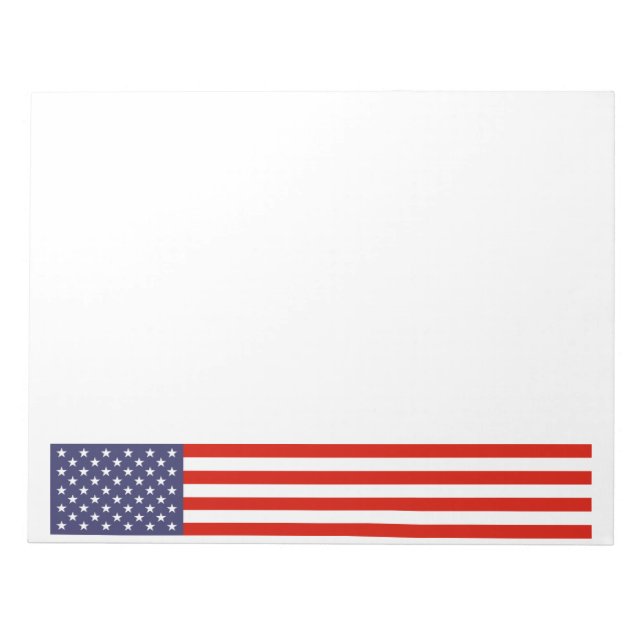 Big American flag note pads | Stars and stripes (Front)