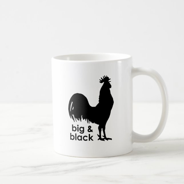 Big and Black Coffee Mug (Right)