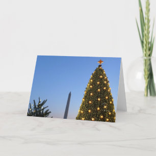 Big and Little Christmas Trees II Holiday in DC Card