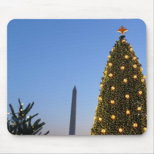 Big and Little Christmas Trees II Holiday in DC Mouse Mat