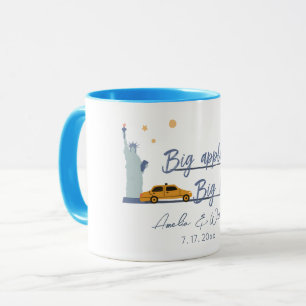 Big Apple, Big Love New York City wedding favour Mug