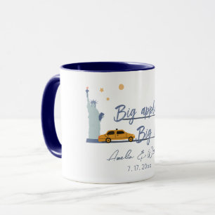 Big Apple, Big Love New York City wedding favour Mug