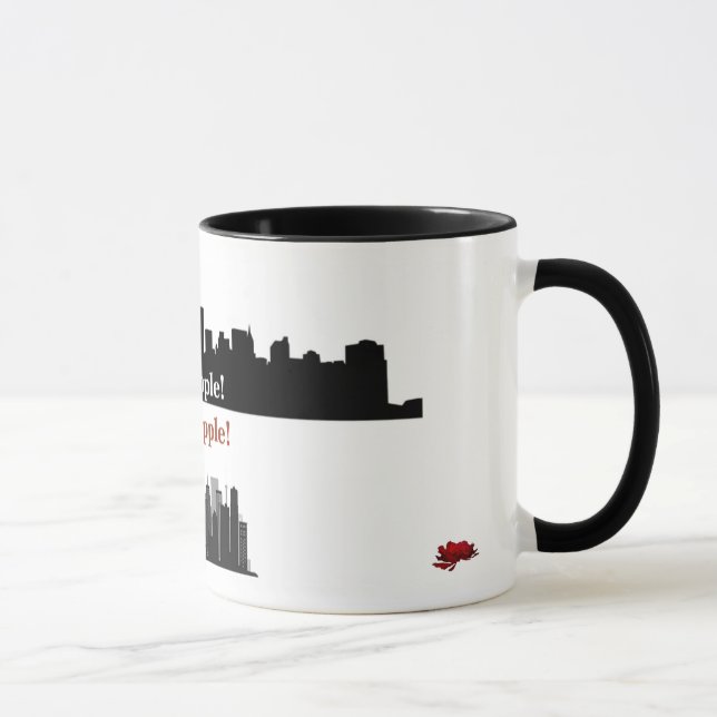 Big Apple! Mini-apple! 11-oz Ceramic mug (Right)