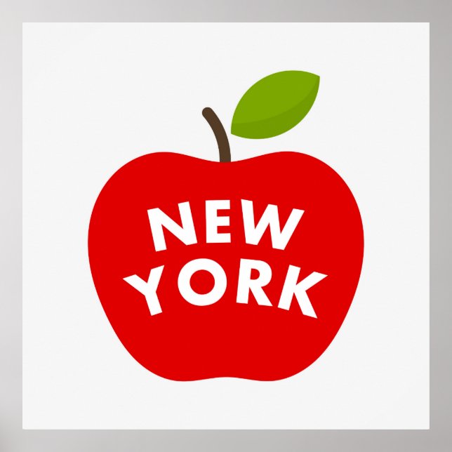 Big apple, New York Poster (Front)