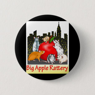 Big Apple Rattery Button