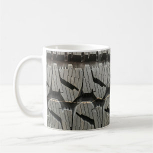 Big Automotive Car old tires Black Road trips Coffee Mug