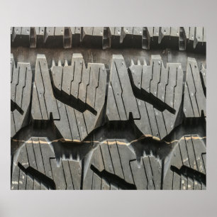 Big Automotive Car old tires Black Road trips  Poster