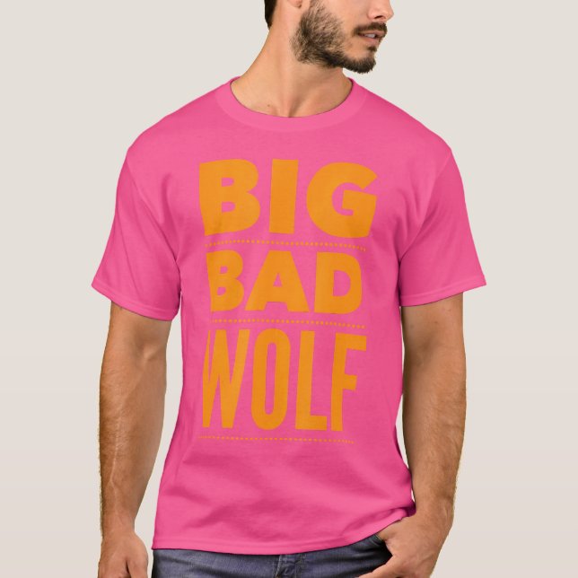 Big Bad Wolf Funny Halloween T-Shirt (Front)