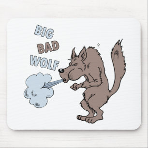Big Bad Wolf Mouse Mat