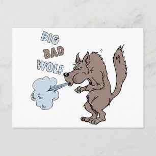 Big Bad Wolf Postcard