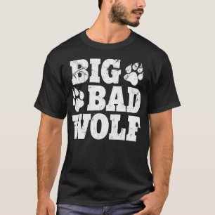 Big Bad Wolf Shirt Halloween Costume Outfit Girls 