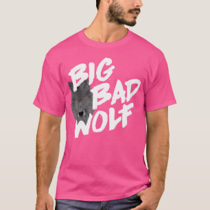 Big Bad Wolf Wolf Face Funny Wolf T-Shirt