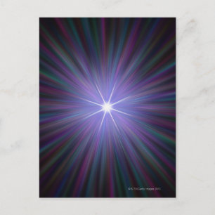 Big Bang, conceptual computer artwork. 2 Postcard