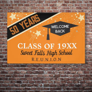 Big Banner! 50-year class reunion Banner