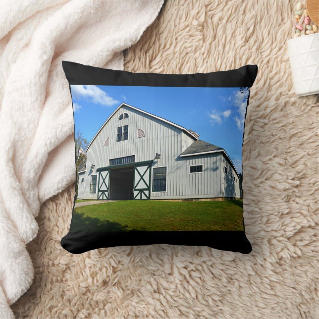 Big Barn with Blue Skies Cushion (Blanket)