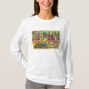 Big Basin California Vintage Large Letter Postcard T-Shirt