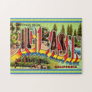 Big Basin Redwood Park 11x14 Jigsaw Puzzle