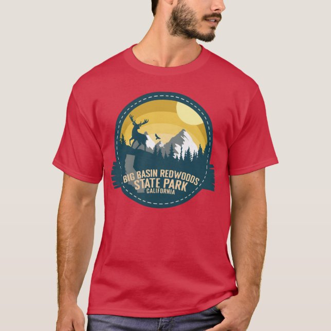 Big Basin Redwoods State Park California Camping b T-Shirt (Front)