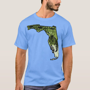 Big Bass Fishing Florida State Largemouth Bass Fis T-Shirt