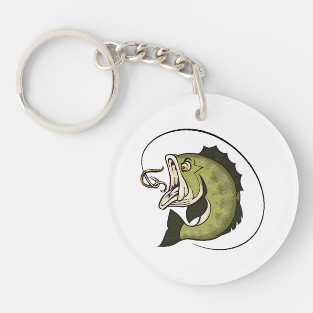 Big Bass Mouth Key Ring (Front)