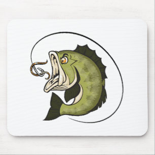Big Bass Mouth Mouse Mat