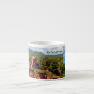 Big Bay Lighthouse from water espresso mug