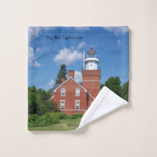 Big Bay Lighthouse washcloth Wash Cloth