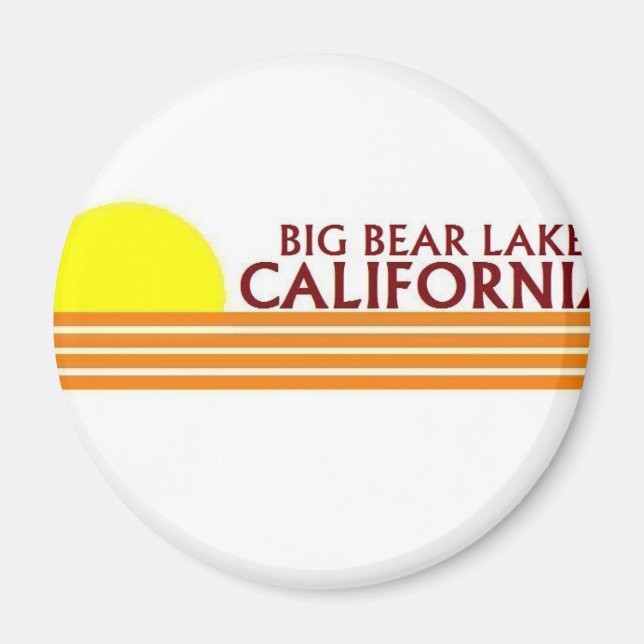 Big Bear, California Magnet (Front)