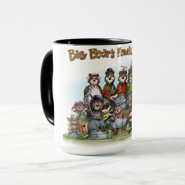 Big Bear Family Mug (Front Left)