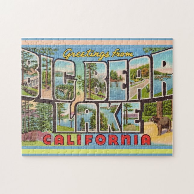 Big Bear Lake California 11x14 Jigsaw Puzzle (Horizontal)