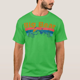 Big Bear Lake, California Mountain, Sun and Trees  T-Shirt