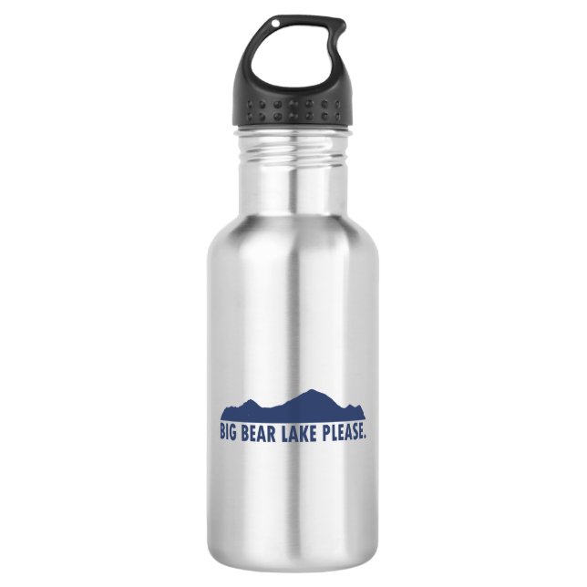 Big Bear Lake California Please 532 Ml Water Bottle (Front)
