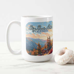 Big Bear Lake California San Bernardino Vintage Coffee Mug